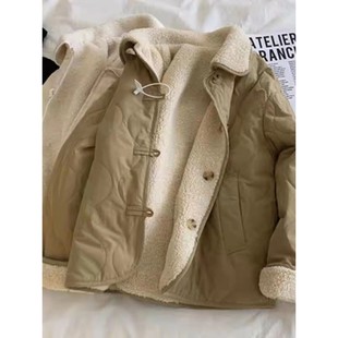 Wear Lamb Women Double Winte Jaet Sided Cotton Faionable Fur