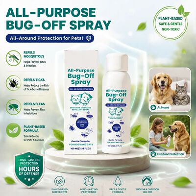 Outdoor Pet Bug Repellent Spray Gentle No Irritating Prevent