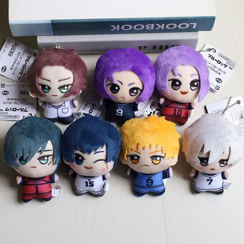 10cm Blue Lock Plush Toy Keychain Mini Nagi Backpack Charm A