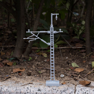 奥乐电力机车火车接触网线杆电气化铁路模型配件沙盘摆件男孩玩具