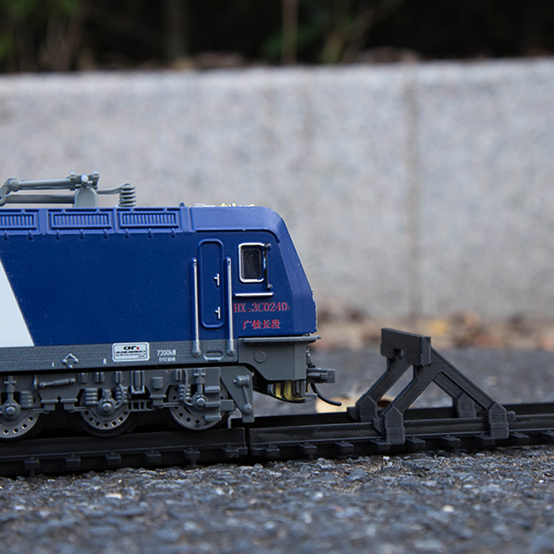 火车轨道路阻复古轨道小火车配件东风内燃机绿皮高铁玩具男孩模型