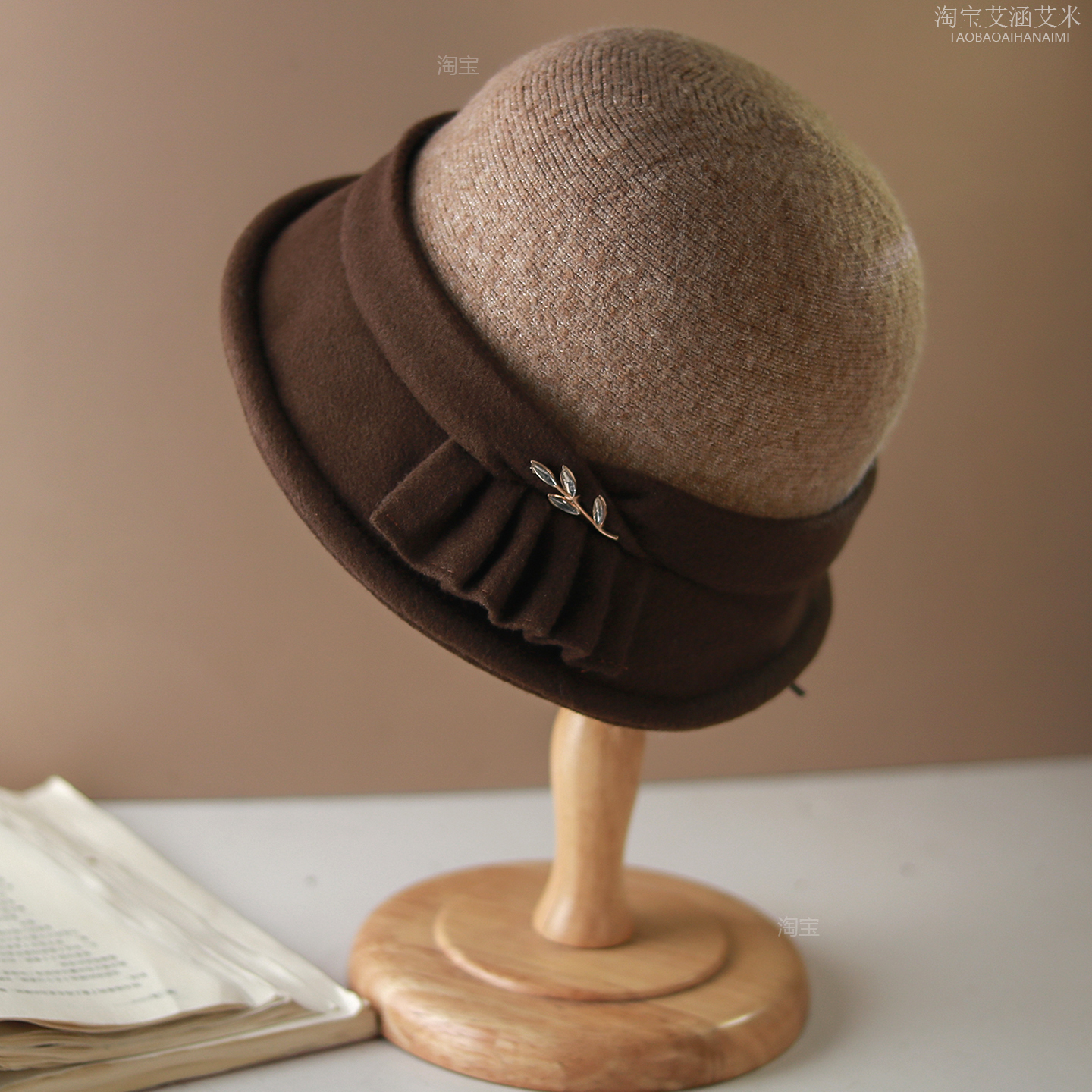 小头围中老年渔夫帽女秋冬优雅