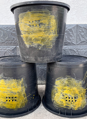 5个装诱蜂桶加大加厚野外引蜂蜜蜂养蜂桶涂蜡黑色圆形塑料诱蜂桶