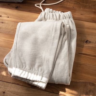 520G特厚无绒全棉粗毛圈锥形卫裤