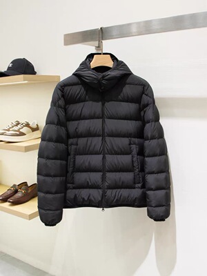 羽绒服男短款2026冬季新款轻薄款90白鸭绒连帽外套平替夹克