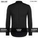秋冬防风抓绒全侍纯黑长袖 TOSO STEP 骑行服公路自行车保暖上衣