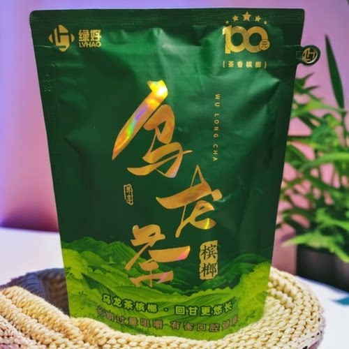 老品牌100元绿好乌龙茶爆珠槟榔/商超同款内袋版原厂货【20片装】