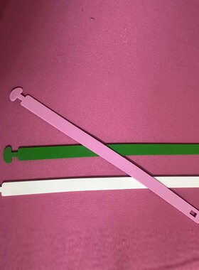 新款中国大陆PVC软胶带子彩色行李牌配件 圆方形 塑料手腕带logol