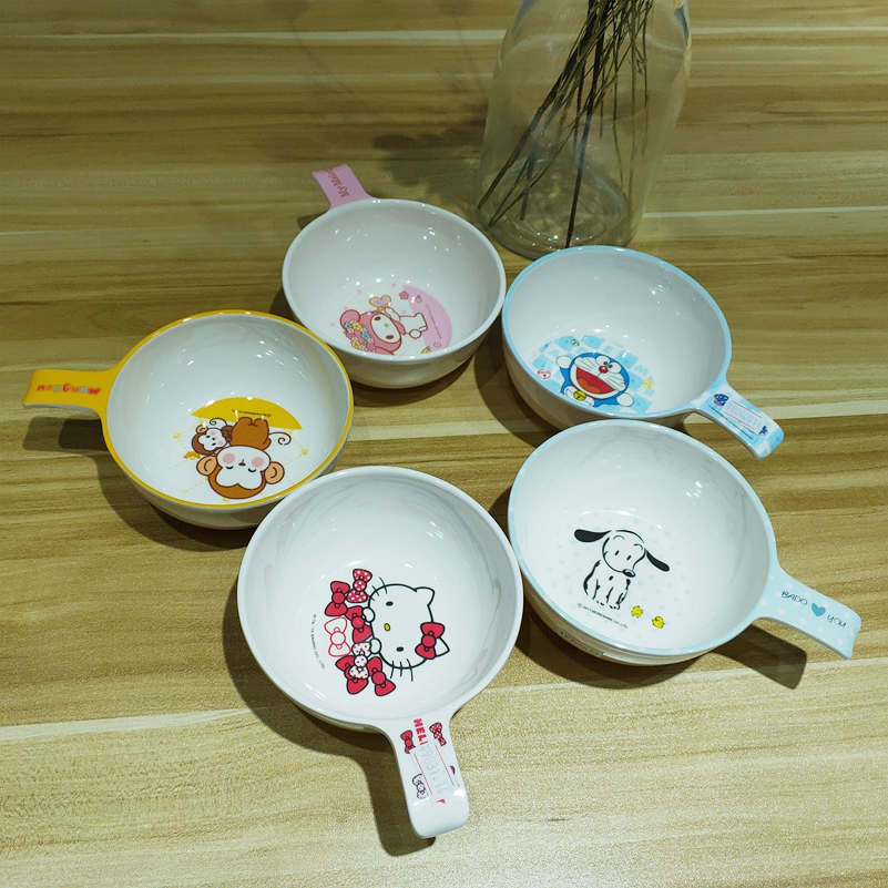 婴幼儿吃饭碗带手柄食品级