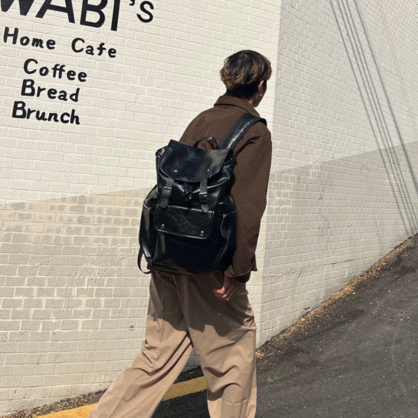 XC设计款日系复古大容量通勤英伦风皮质双肩包老钱风简约商务潮牌,箱包皮具/热销女包/男包,男士包袋,淘宝优惠券,粉丝福利购,淘宝优惠卷