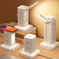 Вертикальная заглушка -В многоотборной башне с USB с беспроводной зарядной лампой Многофункциональная домохозяйственная плата Office Office Board