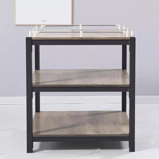 超市牛奶堆头货架展示架粮油米面饮料促销台陈列架钢木洗化地堆