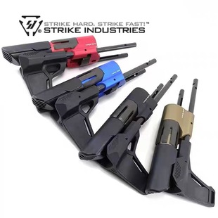 PDX 精击slr AEG铝托芯 全金托 司骏 SI毒蛇后托二代HK416