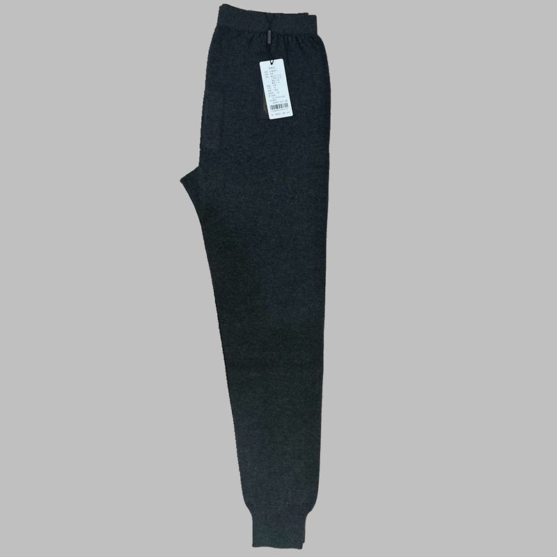 开顺羊绒裤男羊毛裤高腰保暖毛裤