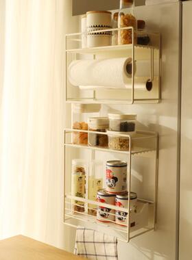 Multi-storey kitchen supplies hangar on the side side of the