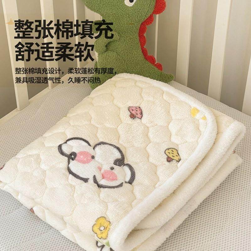 Children in category A with milk, coral velvet baby mattress