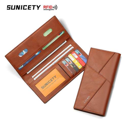 Omer multi-purpose anti-piracy wallets, long, thin-blank men
