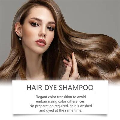 Hair shampoo, sapling conservation of herbs, long-term color