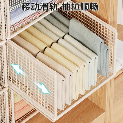 The closets take up the staircase and pull the household clo