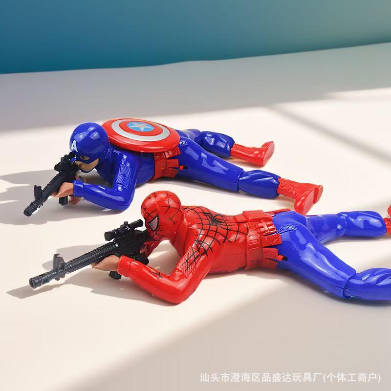 An electric reptile and a childrens e-crawling toy.