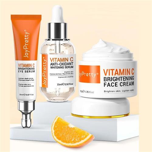 Joypretty Vitamin C Serum for Face Cream Set for Dark Spots