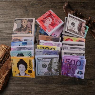 Wallet mens creative short-term Euro-American stamps are cu
