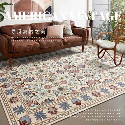 A few blankets of tea in the Persian living room and carpet