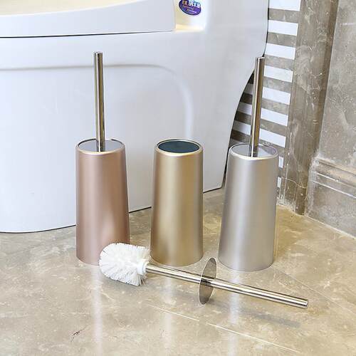 TPR Soft Brush, creative European bathroom gold toilet brush