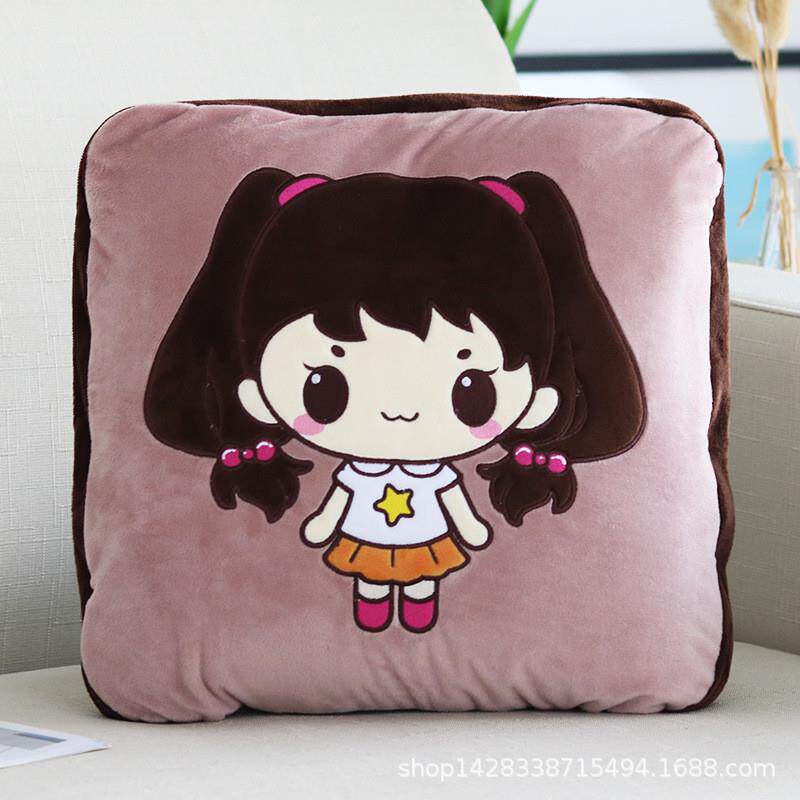 Multi-functional cartoons with pillows in the office with ca