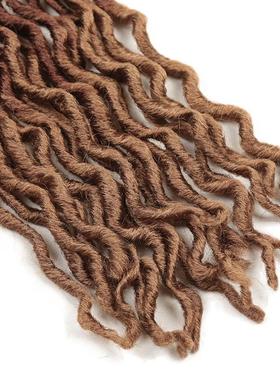 24 inches of chrome braids wave gypsy long curx dread locs