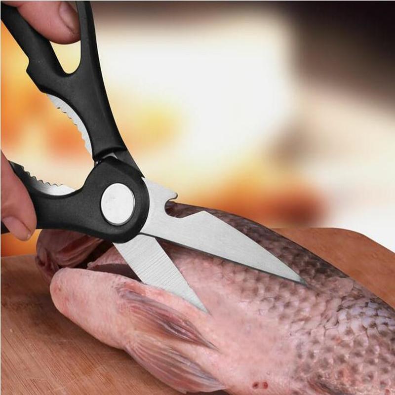 Scissors for multi-purpose kitchen scissors with stainless s