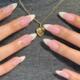 Detachable Decoration Almond Nails 24Pcs Pearl False with
