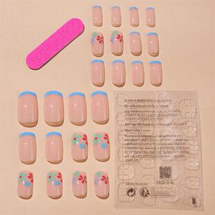 24 pieces of pseudo-nail nails, nails, nails, nails.