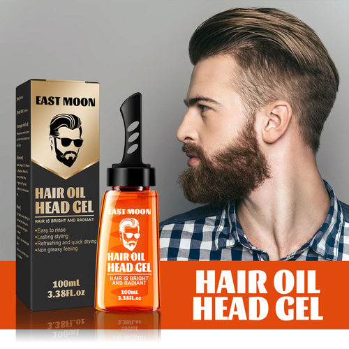Men's Hair Wax Hair Comb Retro Oil Big Back Shape Moisturizi