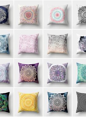 Mandalay decorated polyester pillowcases (excluding pillow c