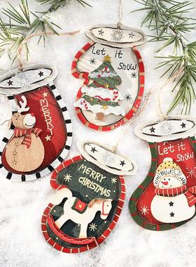 A snowmans carved groceries and decorated Christmas trees a