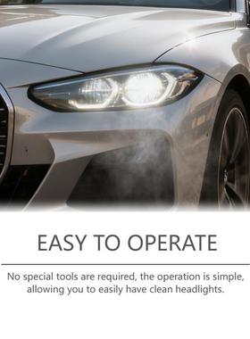 Car lamp care agent Enhancement of visual perceptivity repai