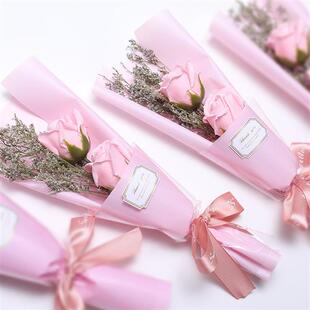 Mother's Day gift with a single rose soap company's opening