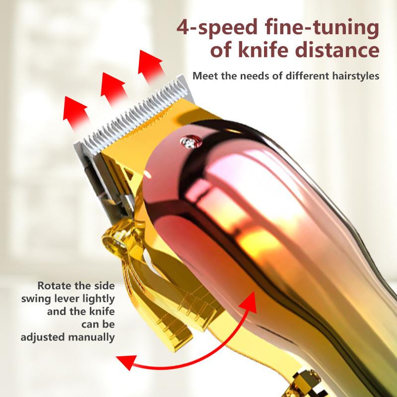 Home electric barber carved metal inductive thrust and cutti