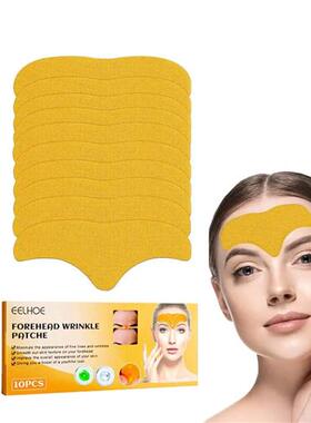 10Pcs Forehead Anti Wrinkle Stickers Wrinkle Patch Lightenin