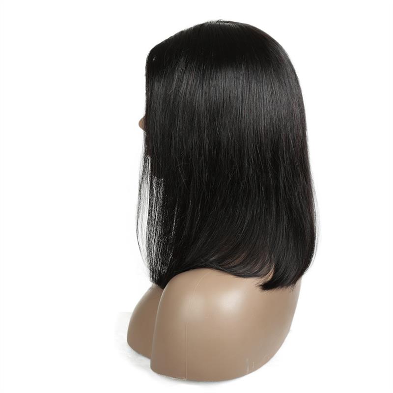 Real-time wig tops, 13x6 before laces, short straight-haired