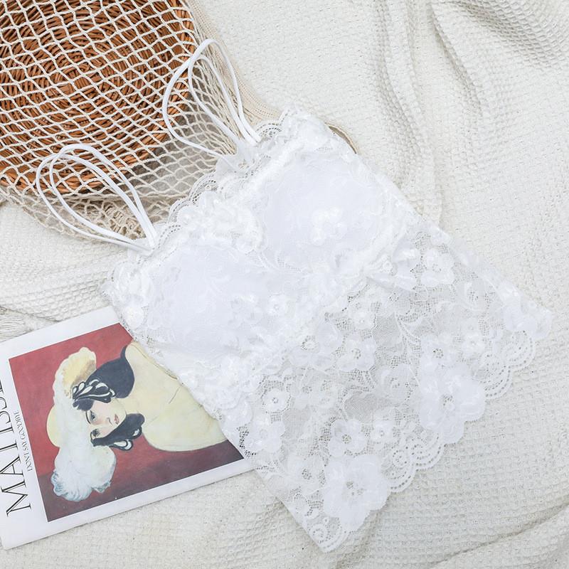 A hundred long strips of laces and vests, bras and bras, to