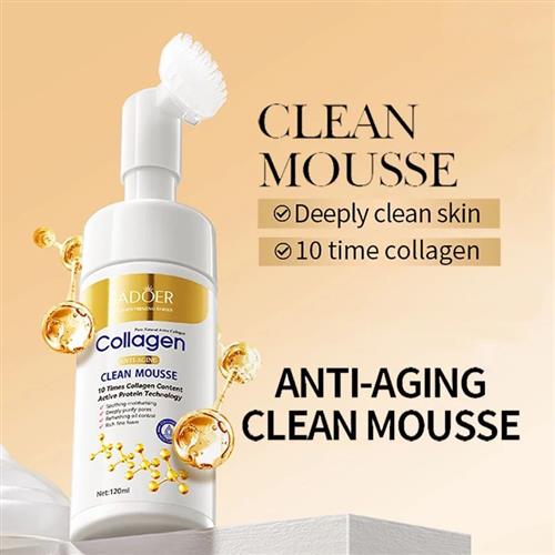 Collagen Facial Cleanser Mousse Deep Cleansing Skincare Mois