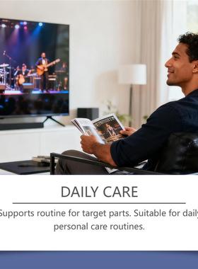 Men take care of the oil, the mild formula feeds the comfort