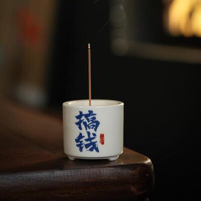 Ceramic creative finger-smelling wiring with a little porcel