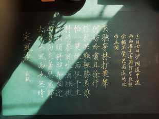 瘦金体书法作品《定风波》手写代写约字定制