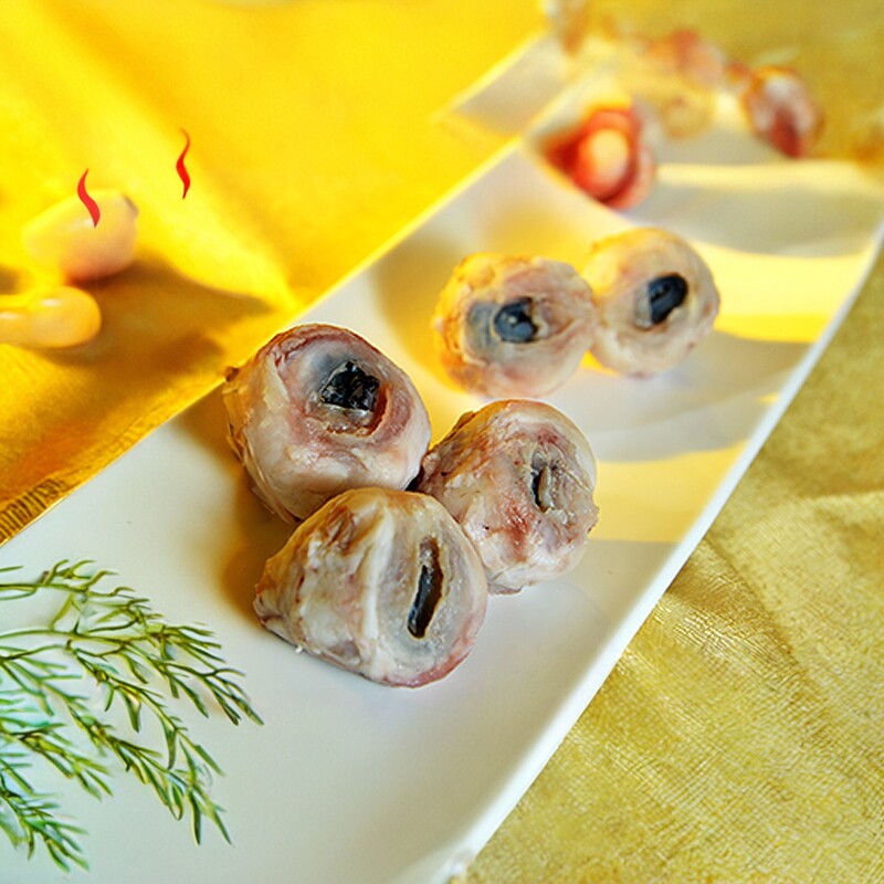 内蒙古羊肉新鲜熟食清真草原冷冻羊杂熟羊眼产地直发包邮炒羊眼睛