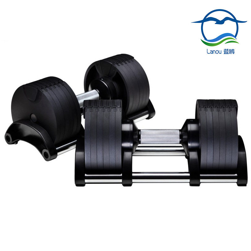 ADjustable Dumbbells外贸爆款自动可调节哑铃20KG32KG跨境