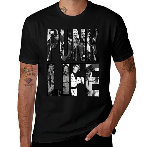 Punk Life T-Shirt Plus Size Everyday Tee Shirt