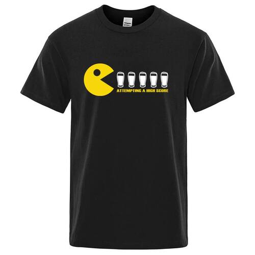 Summer Men's T-shirt High Quality Cotton Blend Funny Design